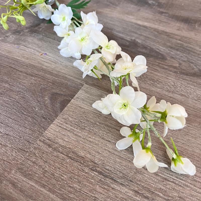 Kunst Delphinium wit. afbeelding 1